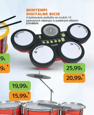 Bontempi digitálne bicie