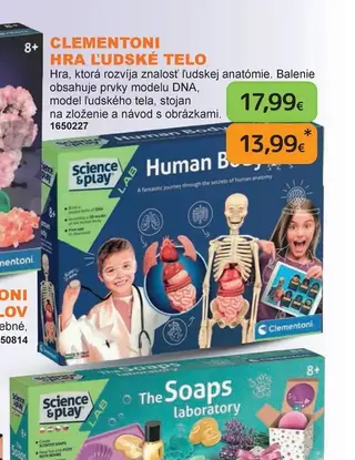 Clementoni Hra ľudské telo
