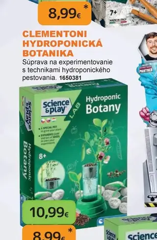 Clementoni Hydroponická botanika