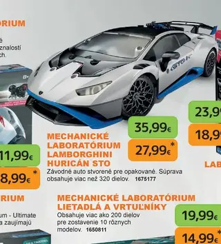 Mechanické laboratórium Lamborghini Huricán STO