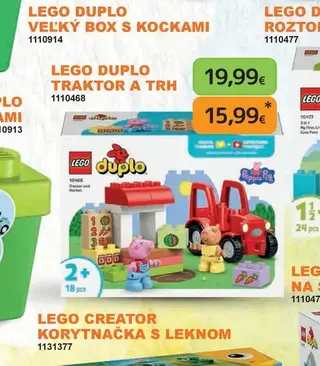 LEGO DUPLO Traktor a trh