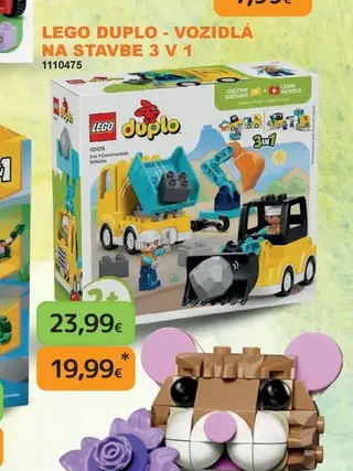 LEGO DUPLO Vozidlá na stavbe 3 v 1