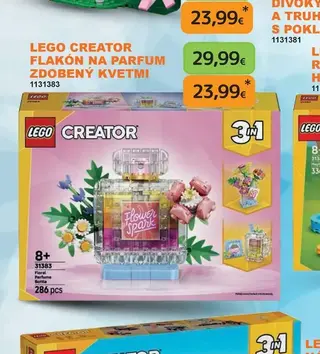 LEGO Creator Flakón na parfum zdobený kvetmi