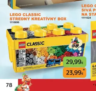 LEGO Classic Stredný kreatívny box
