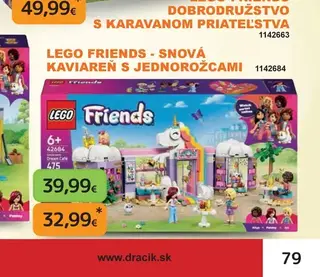 LEGO Friends Snová kaviareň s jednorožcami