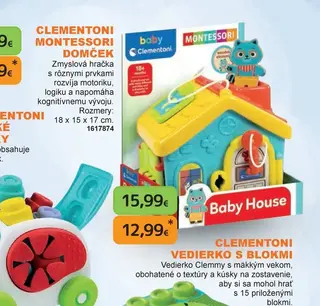 Clementoni Montessori domček