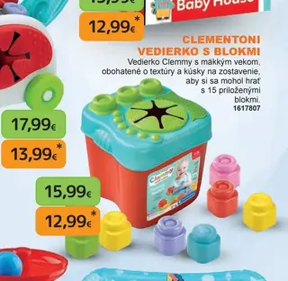 Clementoni Vedierko s blokmi