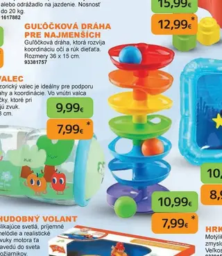 Guľôčková dráha pre najmenších