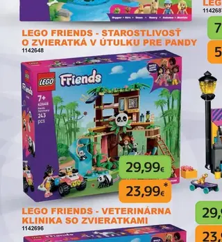 LEGO Friends - Starostlivosť o zvieratká v útulku pre pandy