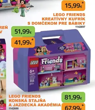 LEGO Friends Kreatívny kufrík s domčekom pre bábiky