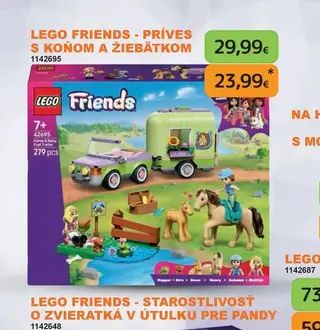 LEGO Friends - Príves s koňom a žriebätkom