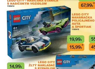 LEGO City Naháňačka policajného auta a športiak