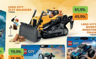 LEGO City Žltý buldozér