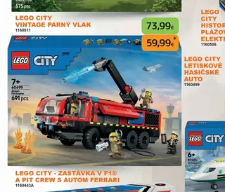 LEGO CITY Letiskové hasičské auto