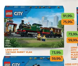 LEGO CITY Vintage parný vlak