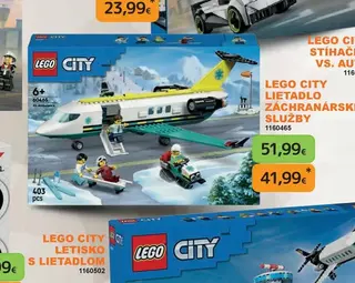 LEGO CITY Lietadlo záchranárskej služby