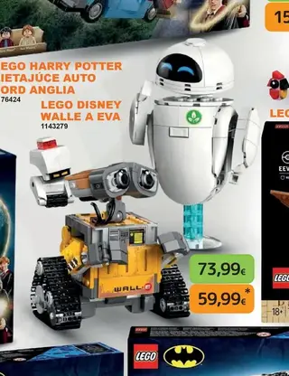 LEGO Disney WALL-E a EVA