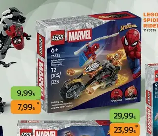 LEGO Marvel Spider-Man vs. Ghost Rider na motorke