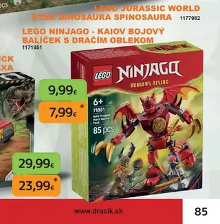 LEGO Ninjago - Kaiov bojový balíček s dračím oblekom