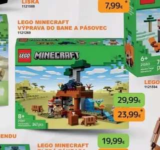 LEGO Minecraft Výprava do bane a pásovec