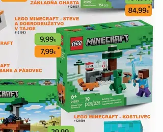 LEGO Minecraft - Steve a dobrodružstvo v tajge