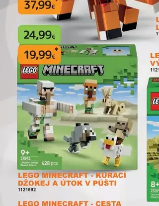 LEGO Minecraft - Kurací džokej a útok v púšti