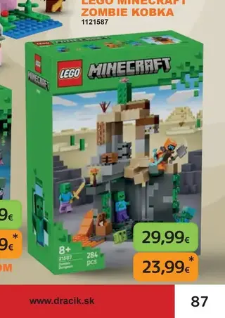 LEGO Minecraft Zombie kobka