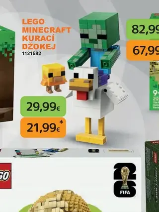 LEGO Minecraft Kurací džokej