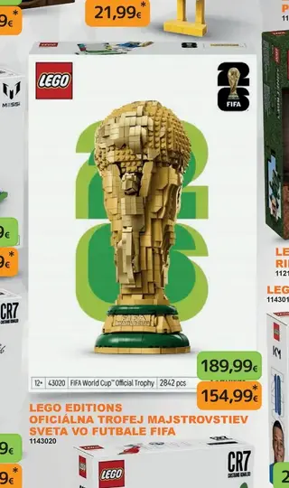 LEGO Editions Oficiálna trofej majstrovstiev sveta vo futbale FIFA