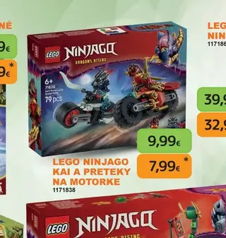 LEGO NINJAGO Kai a preteky na motorke
