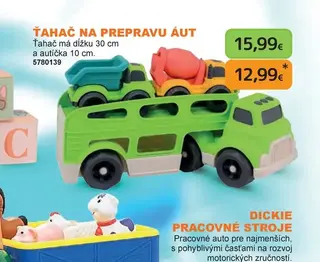 Ťahač na prepravu áut