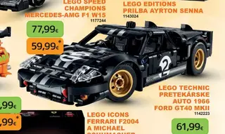 LEGO Technic Pretekárske auto 1966 Ford GT40 MKII