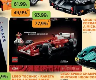 LEGO Icons Ferrari F2004 a Michael Schumacher