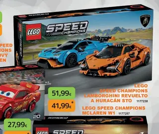 LEGO Speed Champions Lamborghini Revuelto a Huracán STO