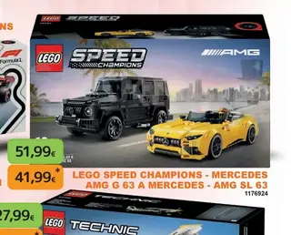 LEGO Speed Champions Mercedes AMG G 63 a Mercedes AMG SL 63