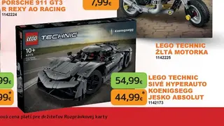 LEGO Technic Sivé hyperauto Koenigsegg Jesko Absolut