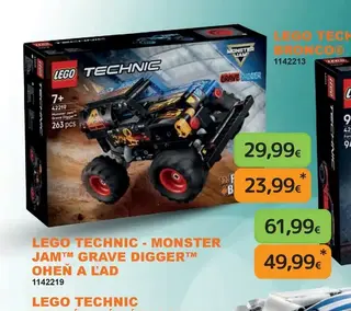 LEGO Technic Monster Jam Grave Digger Oheň a ľad