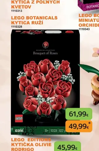 LEGO Botanicals Kytica ruží