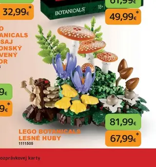 LEGO Botanicals Lesné huby