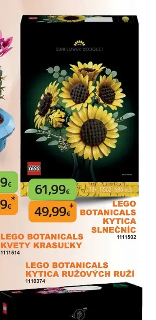 LEGO Botanicals Kytica slnečníc
