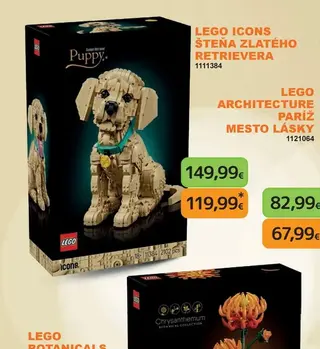 LEGO Icons Šteňa zlatého retrievera