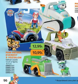 Paw Patrol Everest s vozidlom