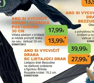 Ako si vycvičiť draka - Plyšová postavička 30 cm