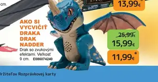 Ako si vycvičiť draka Drak Nadder 9 cm