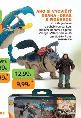Ako si vycvičiť draka - Drak s figúrkou 16 cm