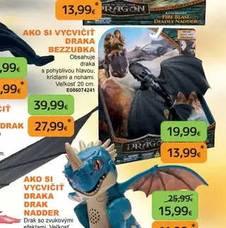 Ako si vycvičiť draka Bezzubka 20 cm