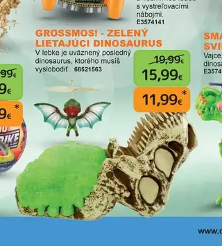 Grossmos - Zelený lietajúci dinosaurus