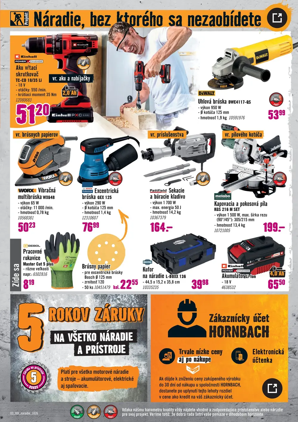 Hornbach leták od 14. 10. 2026 – strana 3