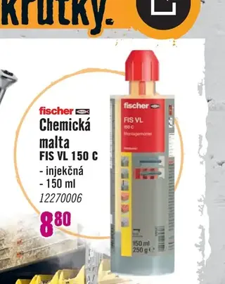 fischer Chemická malta FIS VL 150 C 150 ml
