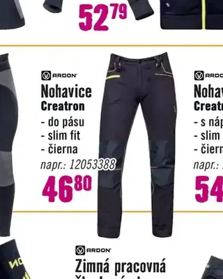 Nohavice Creatron do pásu